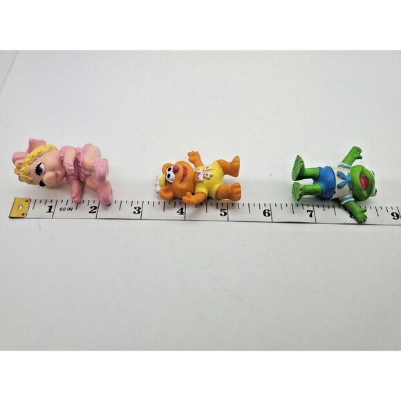 Muppet Babies Fozzie Kermit Miss Piggy 1986 Vintage PVC Figure Lot McDonalds Toy - Picture 12 of 12